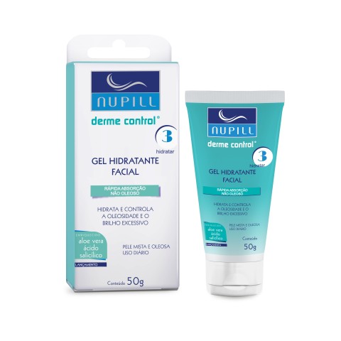 GEL HIDRATANTE FACIAL 50G ANTI ACNE DERME CONTROL