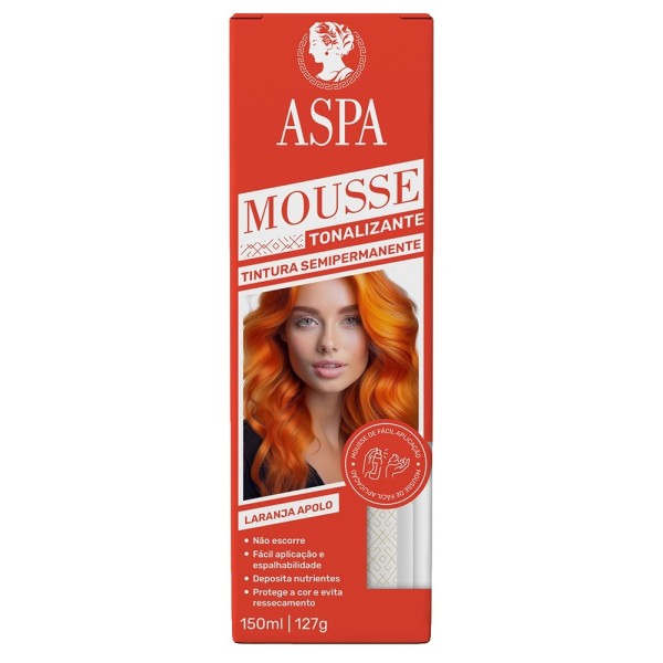 ASPA MOUS TONALIZ SEMIPERMANENT LARANJ APOLO150ML/127G