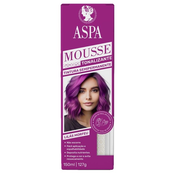 ASPA MOUS TONALIZ SEMIPERMANENT LILAS MORFEU150ML/127G