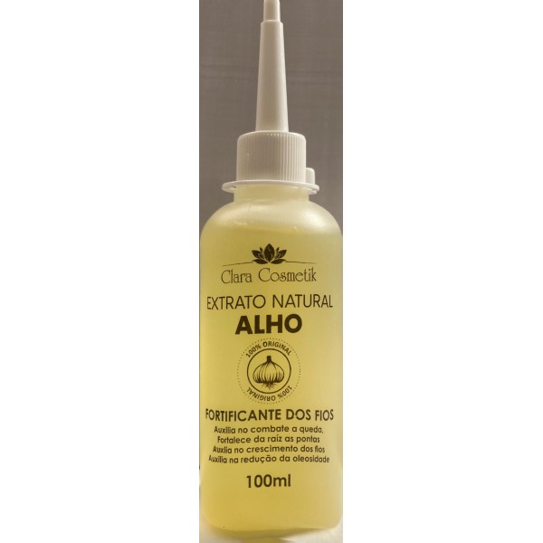 TONICO NATURAL DE ALHO 100ML CLARA COSMETICS