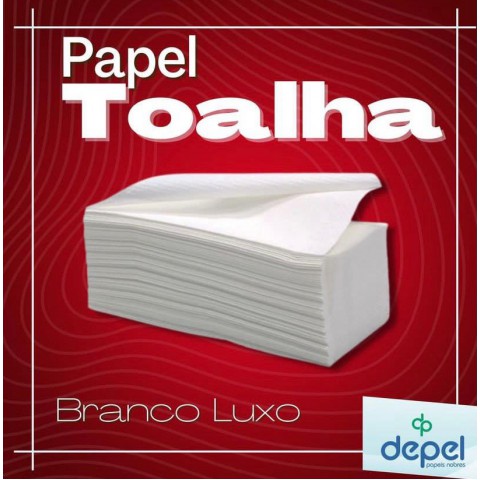 PAPEL TOALHA DEPEL  BRANCO EXTRA LUXO  INTERFOLHADO 23 X 21