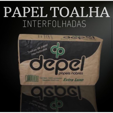 PAPEL TOALHA DEPEL  BRANCO EXTRA LUXO  INTERFOLHADO 20 X 21