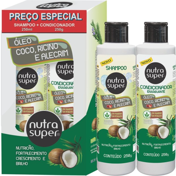 SH+CD NUTRASUPER COCO+RICINO+ALECRIM FIOVIT