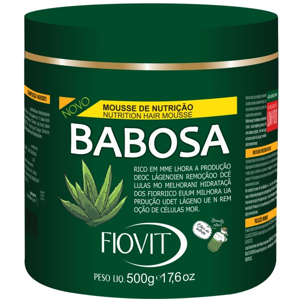 MASC HIDRATACAO FIOVIT BABOSA - 500 G