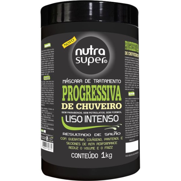 MASCARA NUTRASUPER PROGRESSIVA DE CHUVEIRO FIOVIT 1KG