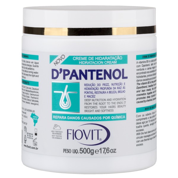 CR HIDRATACAO D PANTENOL FIOVIT 500 GRS