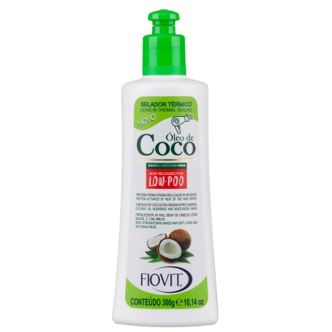 SELADOR TERMICO FIOVIT OLEO DE COCO 300 ML