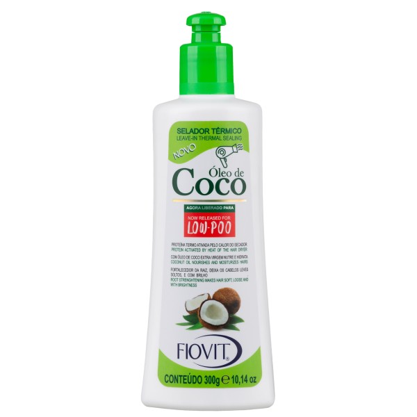 SELADOR TERMICO FIOVIT OLEO DE COCO 300 ML