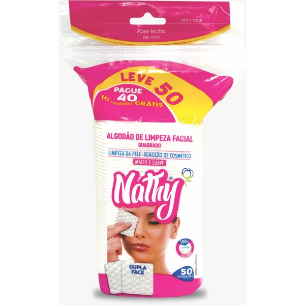 ALGODAO QUADRADO FEMININO CARD HID NATHY 50UND