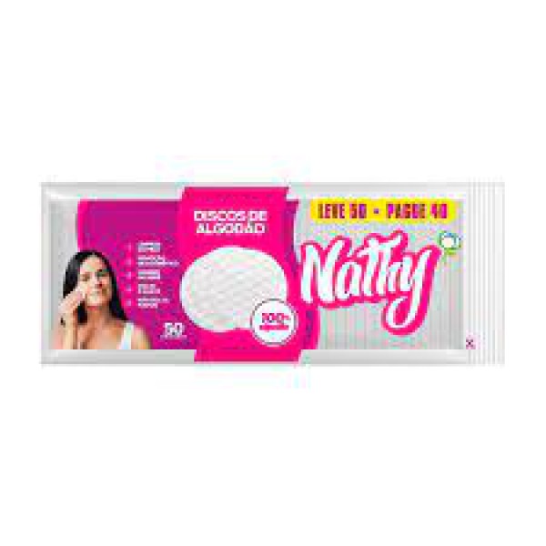 ALGODAO DISCO CARD NATHY 50UN