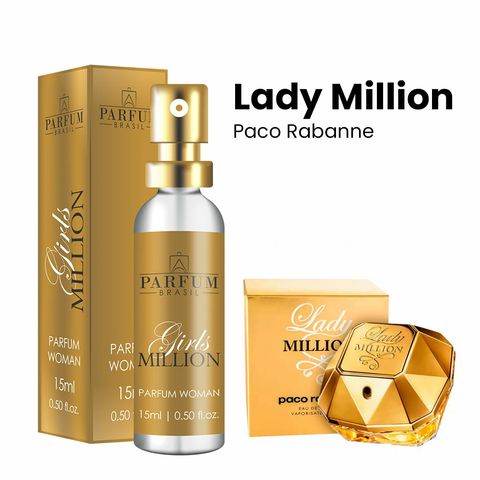 PARFUM GIRLS MILLION 15 ML ( INSP: LADY MILLION PACO RABANNE)