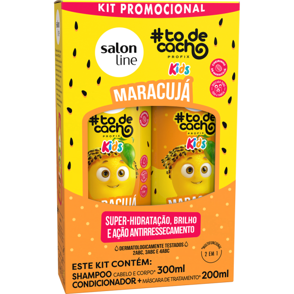 KIT TODECACHO MARACUJA KIDS SH 300ML + COND 200ML