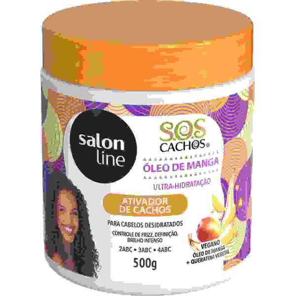 ATIVADOR DE CACHOS SOS MANGA SALON LINE 500GR