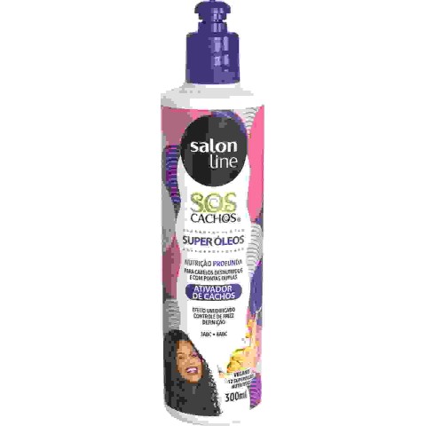 ATIVADOR DE CACHOS NUTRITIVO SALON LINE 300ML