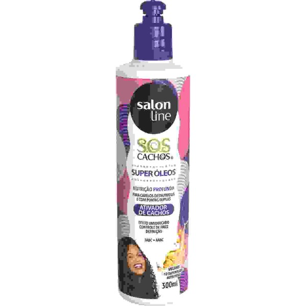 ATIVADOR DE CACHOS NUTRITIVO SALON LINE 300ML