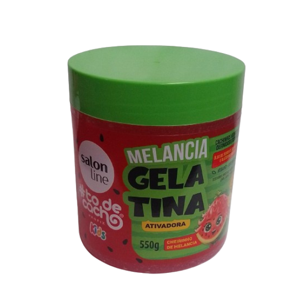 GELATINA TODECACHO ATIVADORA  KIDS MELANCIA 550 G SALON LINE