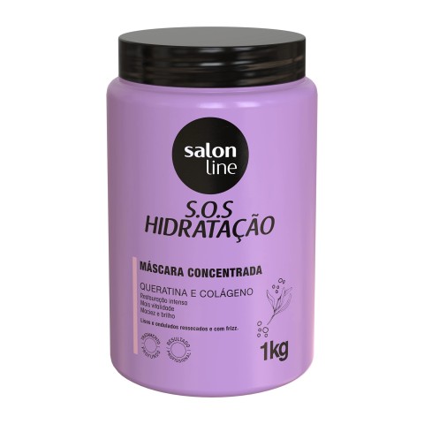 MASC SOS HIDRATAAO QUERATINA E COLAGENO 1 KG