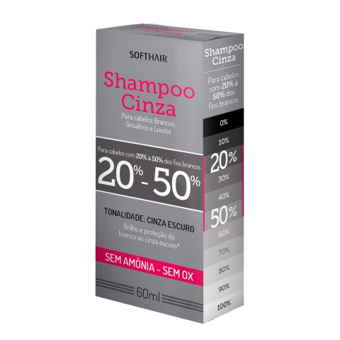 SH CINZA ESCURO SOFT HAIR 60 ML