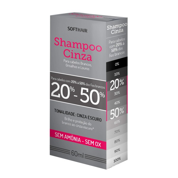 SH CINZA ESCURO SOFT HAIR 60 ML