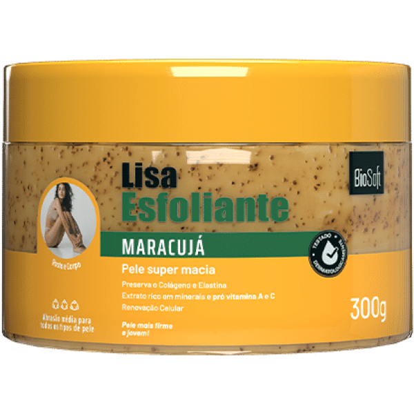 CR LISA ESFOLIANTE MARACUJA BIOSOFT 300G