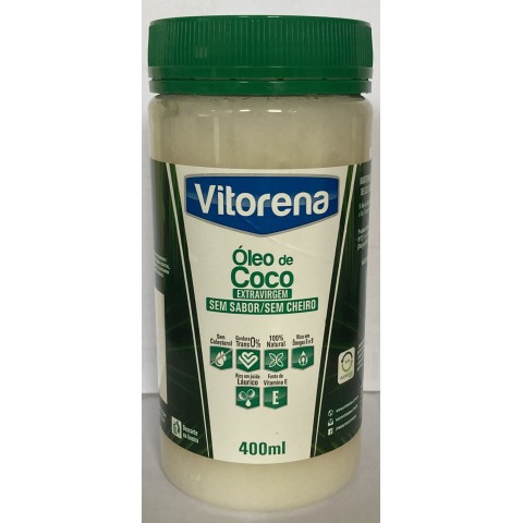 OLEO DE COCO EXTRAVIRGEM VITORENA 400 ML